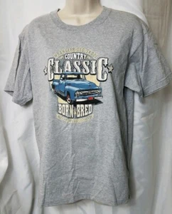 Wrangler Boy 14/16 Grey White Blend Short Sleeve Old School Country Bred T Shirt - Picture 1 of 10