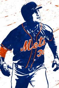 Michael Conforto New York Mets Baseball Art Wall Room Poster - POSTER 20x30 - Picture 1 of 4
