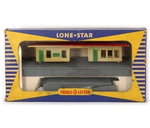 Estación y plataforma metálica de ferrocarril eléctrico vintage EL.150 LONESTAR TREBLE 000 - Imagen 1 de 5