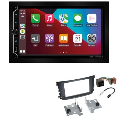 ESX Autoradio Apple CarPlay Android Auto für Smart ForTwo 2010-2015 schwarz - Bild 1 von 4