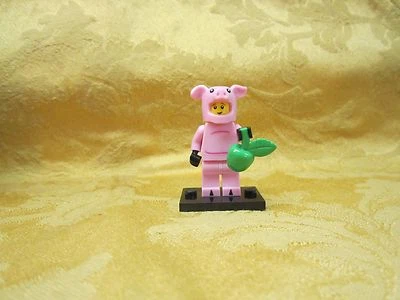 LEGO minifigura minifiguras mini figura serie 12 cerdo disfraz Halloween vestir manzana Foto 1 de 3