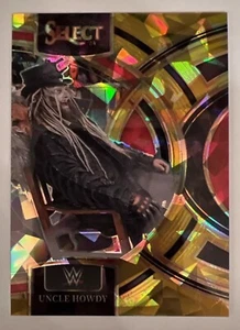 ⭕️ 2024 Panini Select WWE 103 Uncle Howdy Gold Ice Prizm Premier /10 SSP - Foto 1 di 2