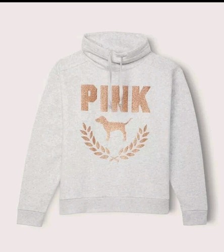 UNDERCOVER Nuova felpa con cappuccio pullover Victoria Secret rosa
