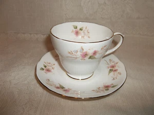 CUP & SAUCER SET DUCHESS BONE CHINA ENGLAND GLEN 316 - Picture 1 of 2