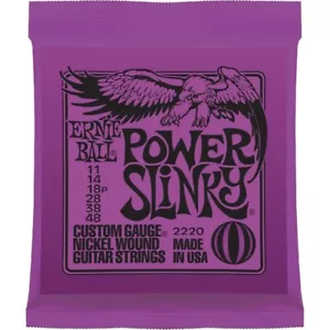 Ernie Ball 2220 Power Slinky Nickel Round Wound Electric Guitar Strings 3 Packs - Picture 1 of 1