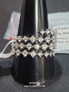 Bomb Party April 25 RG76976- Passing Glances, Sz 11 Diamond Cubic Zirconia - Picture 1 of 4