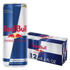 Red Bull Energy Drink Original 8.4 FL Oz 12 Count Caffeine Beverage