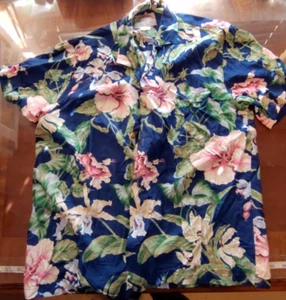 Paradise Found Bird of Paradise #5 Hawaiian Shirt Medium RN# 88176 R-10 (N1405) - Picture 1 of 3