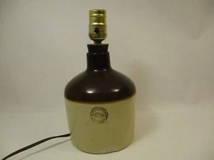 Vintage North Dakota School of Mines and Clay Ceramic Jug Lamp Great Forks - Picture 1 of 12