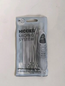 HICKIES Elastic Lacing System Pack of 14 - One Size Unisex Grey - Picture 1 of 2