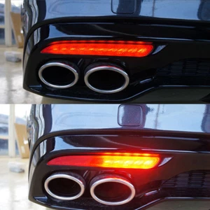 Rear 3Way Turn Signal Sequential LED Reflector Lights for KIA 2018-2021 Stinger - Picture 1 of 9