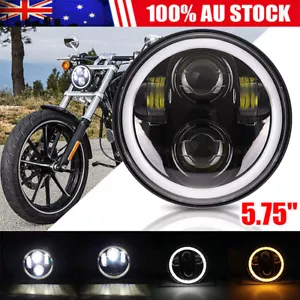 5.75" LED Motorcycle Headlight For Harley Davidson Street XG500 Softails Dyna - Picture 1 of 11