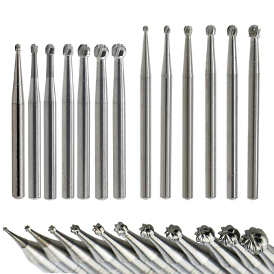 Fresas quirúrgicas dentales Wave FG 2 4 6 8 rebabas de carburo agarre de fricción redondas de alta velocidad Foto 1 de 4