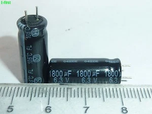 100PCS 6.3V1800UF FL 8X20 Panasonic Electrolytic capacitor Motherboard Low ESR - Bild 1 von 4