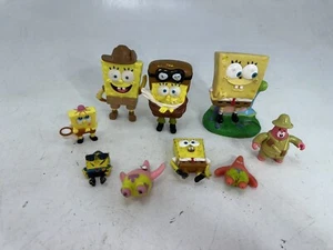 Log of 9 SpongeBob Schwammhose Spielzeugfiguren Nickelodeon Patrick Gary - Bild 1 von 11