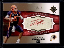 Jordan Palmer 2007 Upper Deck Ultimate Collection #145 Gold Rookie Auto /25