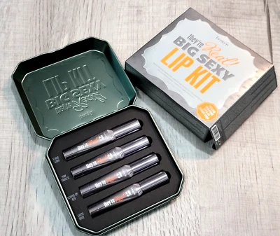 Beneficio ¡Son reales! Big Sexy Lip Kit Lápiz Labial y Delineador Dúo Set - Nuevo en Caja Foto 1 de 3