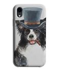 Gentleman Border Collie Phone Case Cover Funny Tophat Top Hat Gift Outfit K673