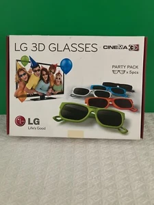 LG - LG 3D Glasses - Party Pack X5 - Photo 1/5