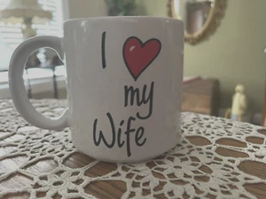 Russ Berrie and Co. I LOVE MY WIFE Dbl Sided Valentines Day, Anniversary, Mom - Picture 1 of 8