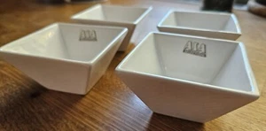 ASA Selection Servierschalen 4 Stück eckig weiß TOP Zustand Feinsteinzeug - Bild 1 von 3