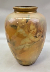 Jarrón Angels Querubines Oro 8.5" Alto 3" Apertura - Imagen 1 de 6