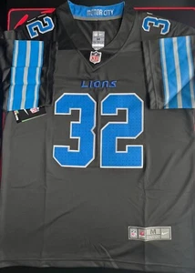 Detroit Lions #32 Brian Branch Black Stitched Football Jersey Men's M NWT - Picture 1 of 6