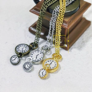 Doll House 1:12 Scale Dollhouse Miniatures 1/6 Vintage Pocket Watch Delicate - Picture 1 of 18