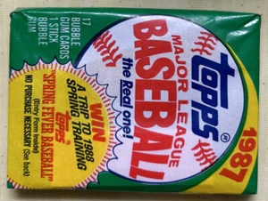 1987 Topps Wax Pack Dale Murphy Braves HOF (Top) Garth Iorg Blue Jays (Back) - Picture 1 of 2