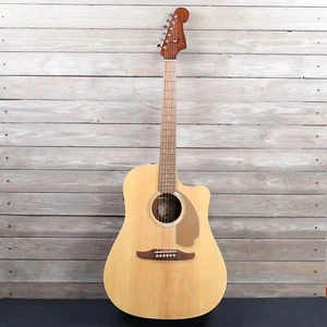 Fender Redondo Player Acoustic Electric Guitar As Is Neck Crack - Picture 1 of 7