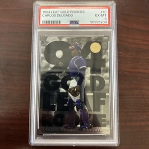 1994 Leaf Carlos Delgado Gold Leaf / F Thomas Statistical Standout Error PSA - Picture 1 of 9