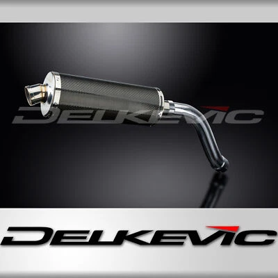 Suzuki SV650 2003-2012 Slip On 14" Oval Carbon Exhaust Muffler Kit - Image 1 of 4