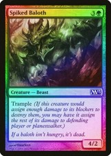 Spiked Baloth FOIL Magic 2013 / M13 NM Green Common MAGIC MTG CARD ABUGames