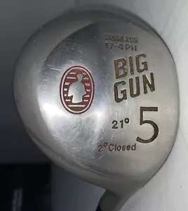 Big Gun Golf Club Gold Plus S300 Shaft RH Fairway Wood 5 21 Stainless 17-4 PH - Picture 1 of 4