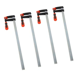 Juego de herramientas de deslizamiento rápido abrazaderas de barra de carpintería abrazaderas F de alta resistencia 80x600 mm 4 piezas - Imagen 1 de 12