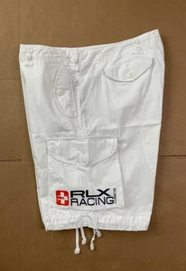 Pantaloncini da bagno Ralph Lauren RLX uomo 38 tavola da surf bianchi cargo performance - Foto 1 di 6