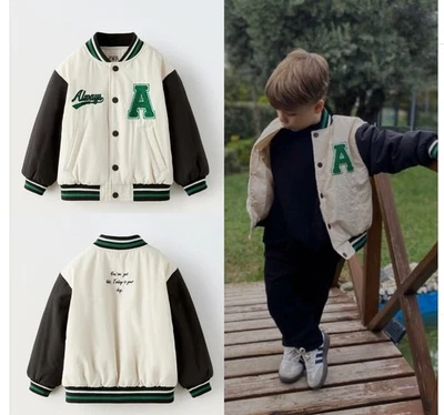 Chaqueta Universitaria ZARA Niños Talla 3 Foto 1 de 4
