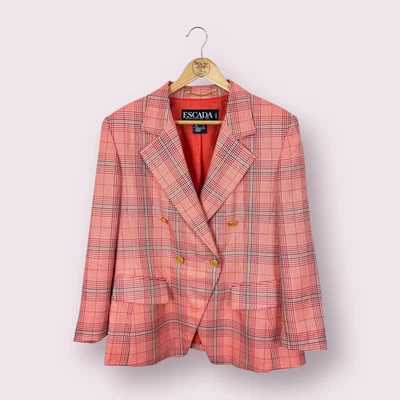 Blazer Escada Margaretha Lay años 80 lana y seda talla 42 Foto 1 de 4
