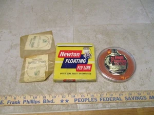 VTG Newton Phantom No. 13W8 Floating Fly Line Amber Appears Unused Weber Leader - Picture 1 of 7