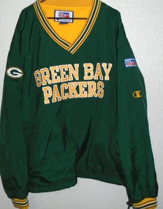 Vintage Green Bay Packers Pullover Windbreaker XXL Champion NFL Pro Line - Bild 1 von 3