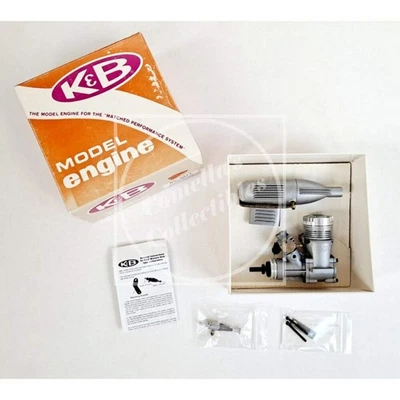 Vintage NOS NIB K&B .40 RC Front Rotor Nitro Engine w/ K&B Carb & Silencer #4011 - Image 1 of 4