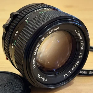 [N Mint++] Canon New FD 50mm f/1.4 MF Standard Lens for AE-1 A-1 F-1 Japan 8162 - Picture 1 of 18