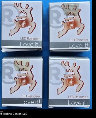 Christmas  - LED Color Changing Reindeer, USB Powered, 4 Packs - Image 1 of 4