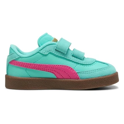Puma Club II Era V Aquatic-Puma Pink-Puma Gold para niños pequeños (402308 04) Foto 1 de 4
