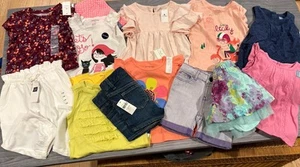 GIRLS SIZE 12-18 MTHS NWT Clothing Lot 13 PIECE MIXED BABY GAP, OLD NAVY NICE - Picture 1 of 22