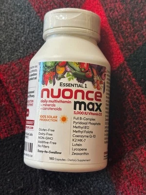 Andrew Lessman Essential 1 nuonce max 5000 UI D3 180 cápsulas con fecha BB 27/09 Foto 1 de 4