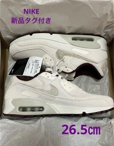 NIKE Men 8.5US Air Max 90 Premium White - Picture 1 of 6