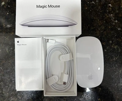 Brand New Apple Magic Mouse 2 for Mac - White A1657 MK2E3AM/A Inc Charging Cable - Image 1 of 4