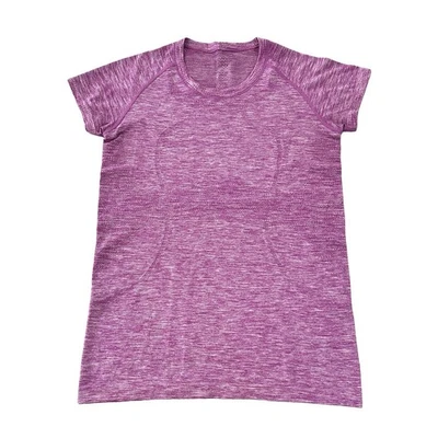 Lululemon Swiftly Tech T Shirt Womens Size 8 Purple Mesh Short Sleeve - Image 1 of 4