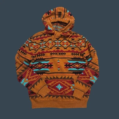 Sudadera con capucha con estampado tribal del suroeste seriamente suave de American Eagle Outfitters Foto 1 de 4